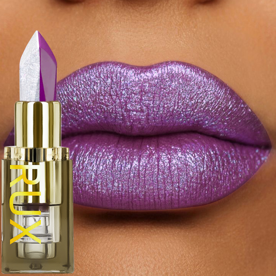 1PC Purple Glitter Two-tone Li - đánh giá và giá Beauty Rose Makeup