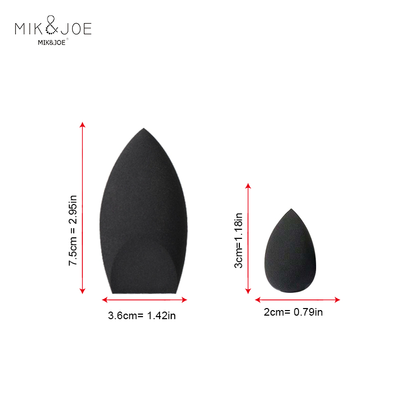 2pcs Black Beauty Sponge Egg - - đánh giá và giá Beauty Makeup Egg