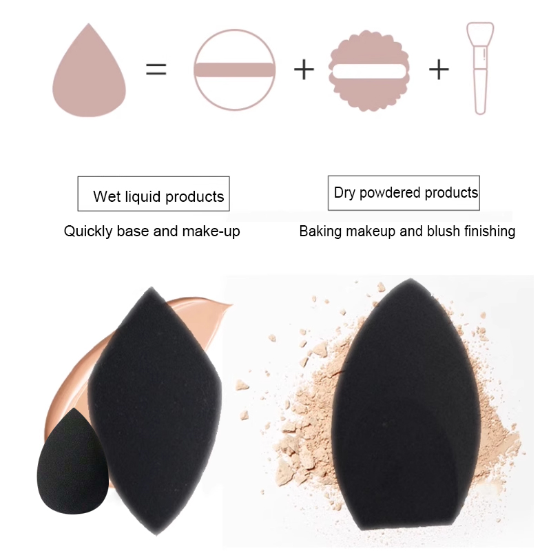 2pcs Black Beauty Sponge Egg - - đánh giá và giá Beauty Makeup Egg