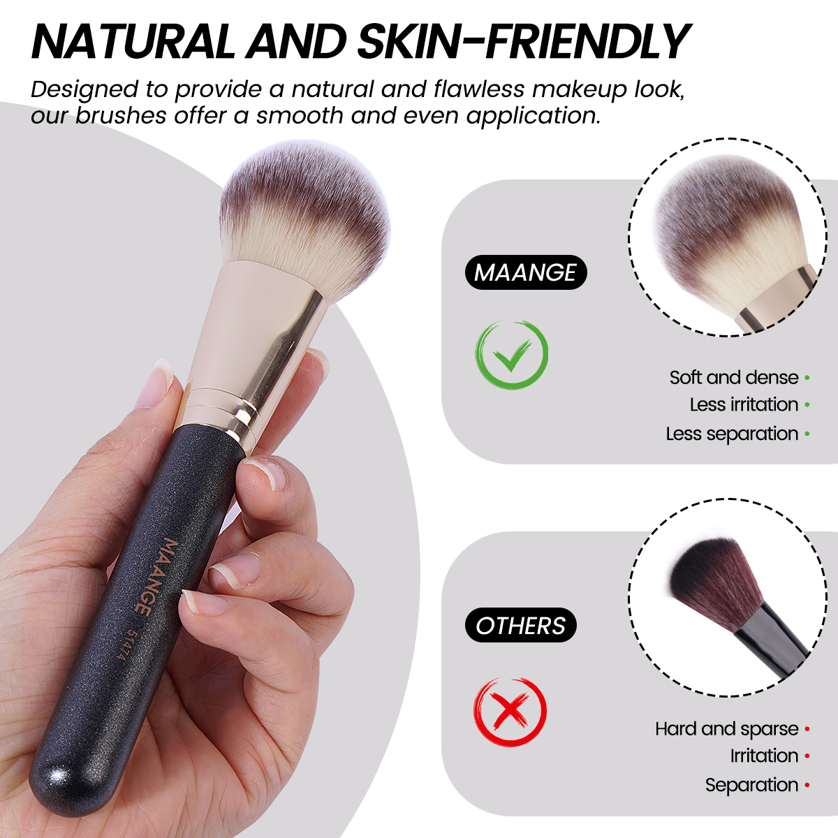 MAANGE Makeup Brush Set Profes - đánh giá và giá Beauty Makeup Kit Box