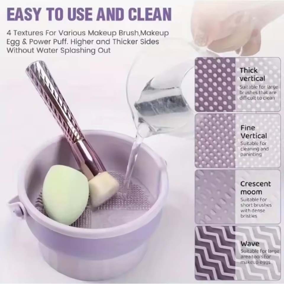 Makeup Brush Cleaning Bowl Bea - đánh giá và giá Beauty Makeup Egg