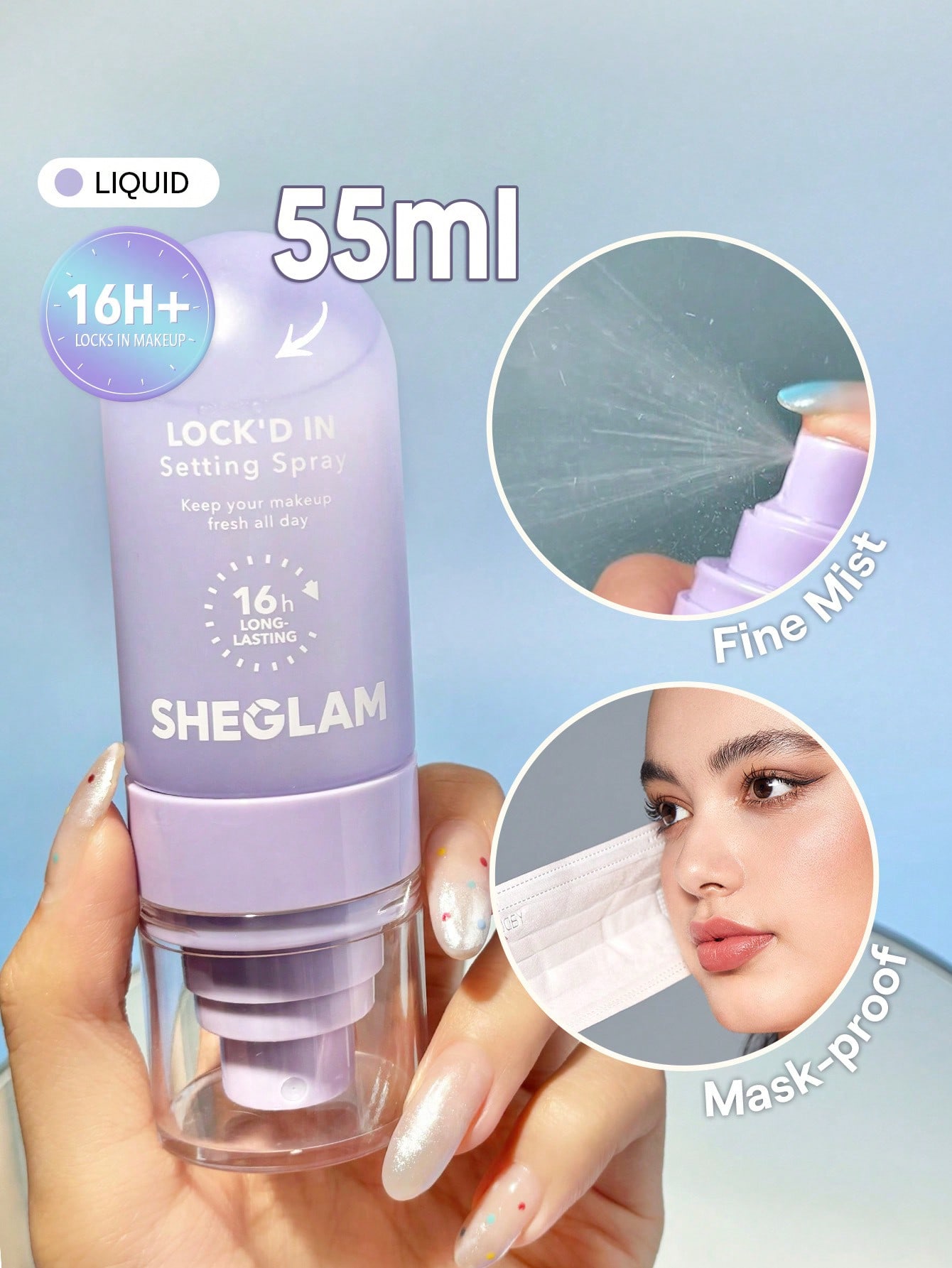 1Pc Quick Dry Matte Oil Contro - đánh giá và giá Makeup Beauty Y2K Style