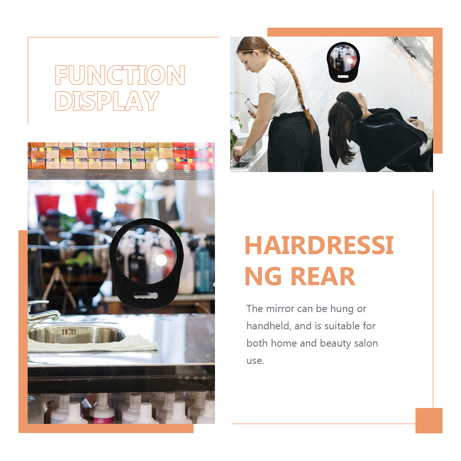 Round Foam Frame Handheld Mirr - đánh giá và giá Beauty Makeup Artist