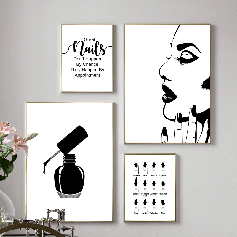 Nail Salon Quotes Makeup Wall  - đánh giá và giá Makeup Is Beauty Quotes