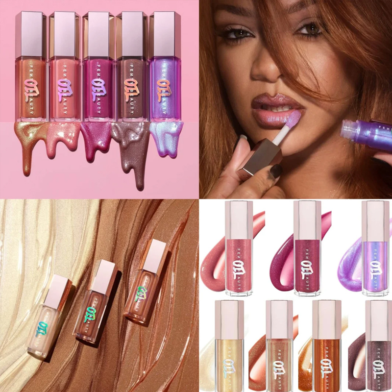 Fenty Beauty Bomb Lip Gloss Di - đánh giá và giá Fenty Beauty Makeup Highlighter