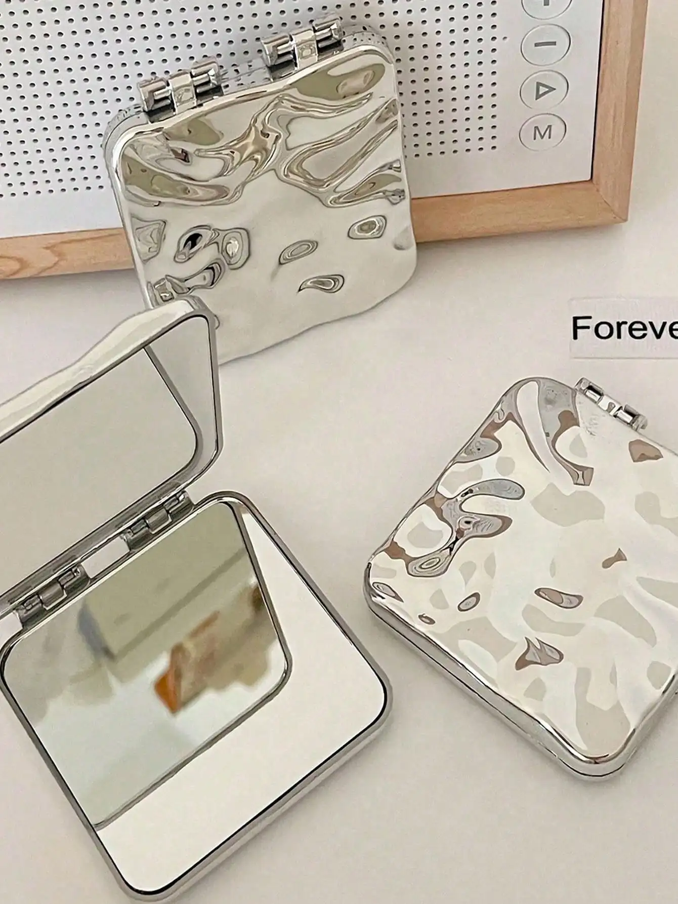 Portable Folding Makeup Mirror - đánh giá và giá Makeup Beauty Y2K Style