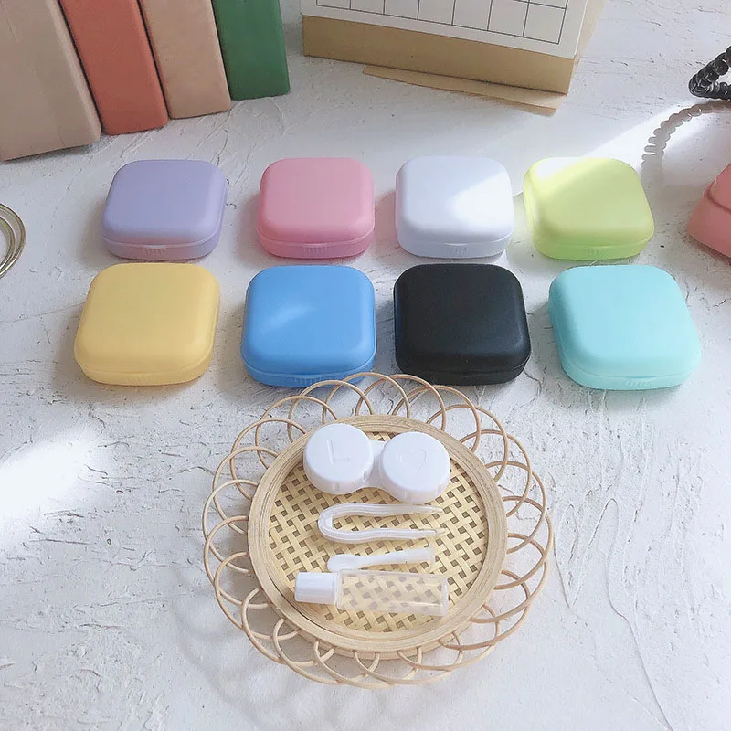 Mini Contact Lens Case Pocket  - đánh giá và giá Beauty Makeup Kit Box