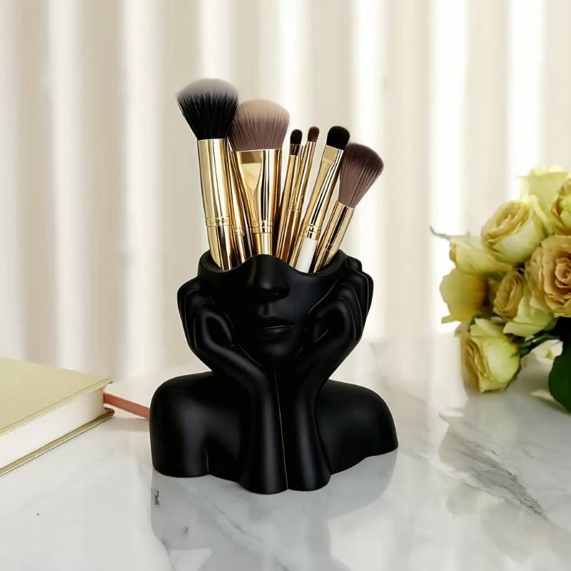 Face Shape Makeup Brush Holder - đánh giá và giá Beauty Makeup Artist