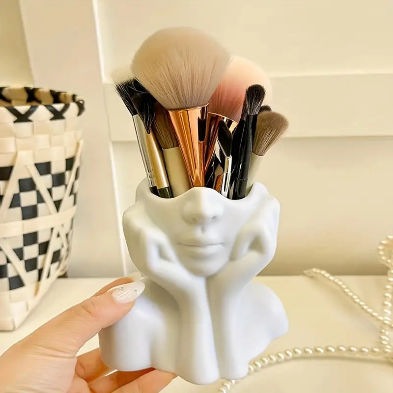 Face Shape Makeup Brush Holder - đánh giá và giá Beauty Makeup Artist