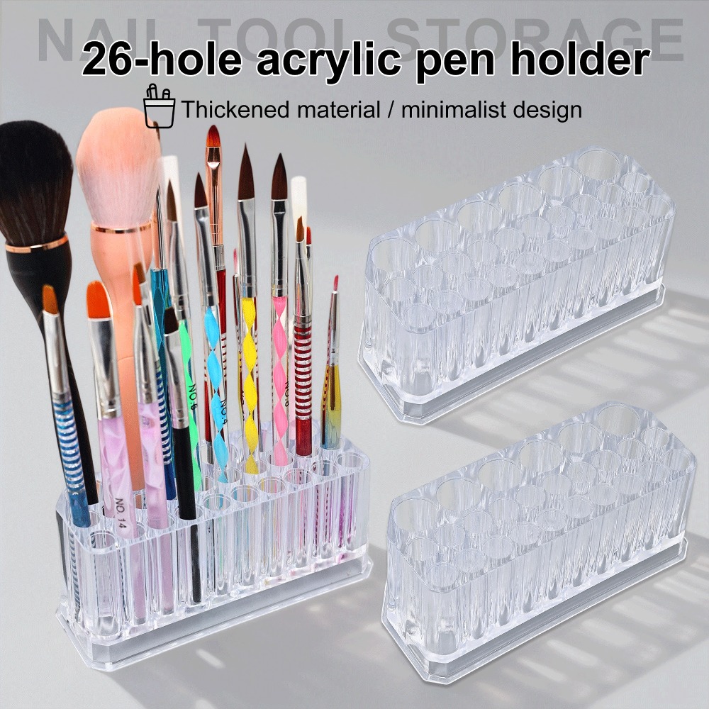 26 Holes Acrylic Nail Brushes  - đánh giá và giá Beauty Home Makeup