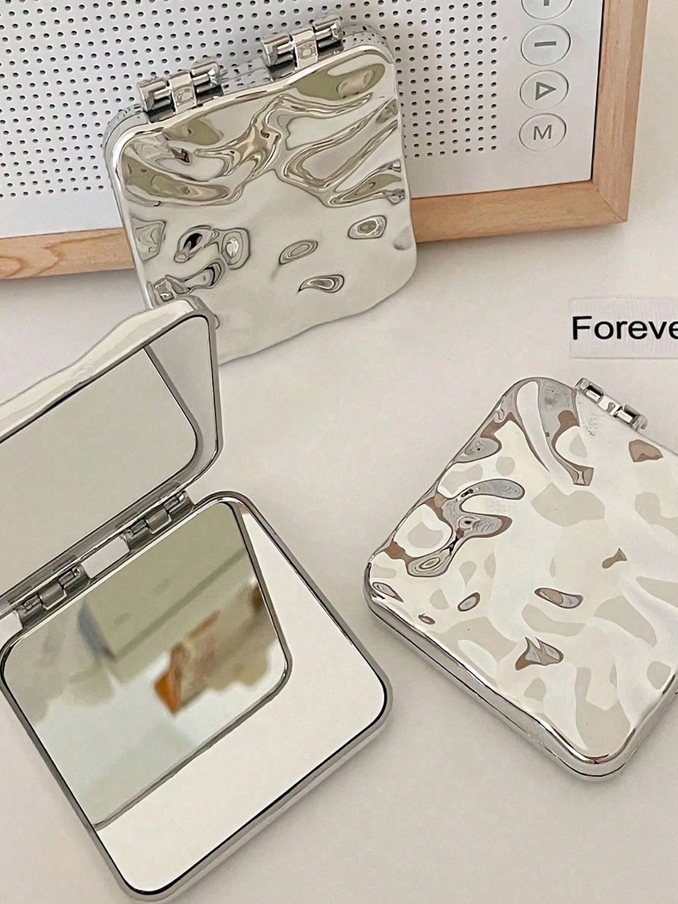 Portable Folding Makeup Mirror - đánh giá và giá Makeup Beauty Y2K Style