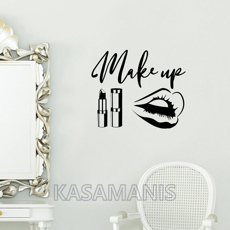 MakeUp Quote Wall Art Decals B - đánh giá và giá Makeup Is Beauty Quotes