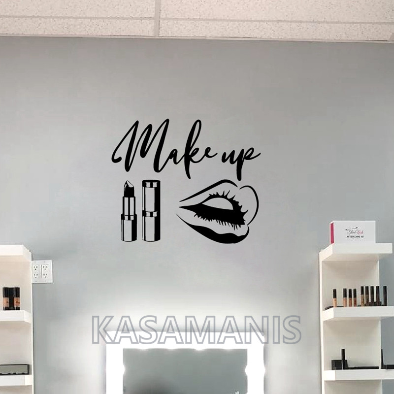 MakeUp Quote Wall Art Decals B - đánh giá và giá Makeup Is Beauty Quotes