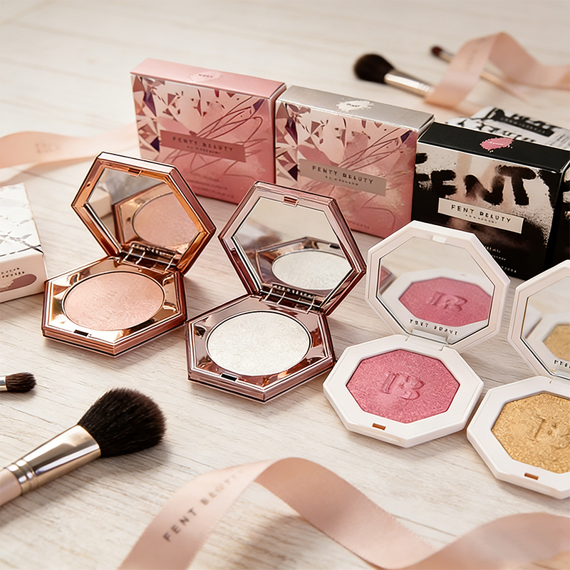 Hot Fenty Beauty Two Color Pow - đánh giá và giá Fenty Beauty Makeup Highlighter