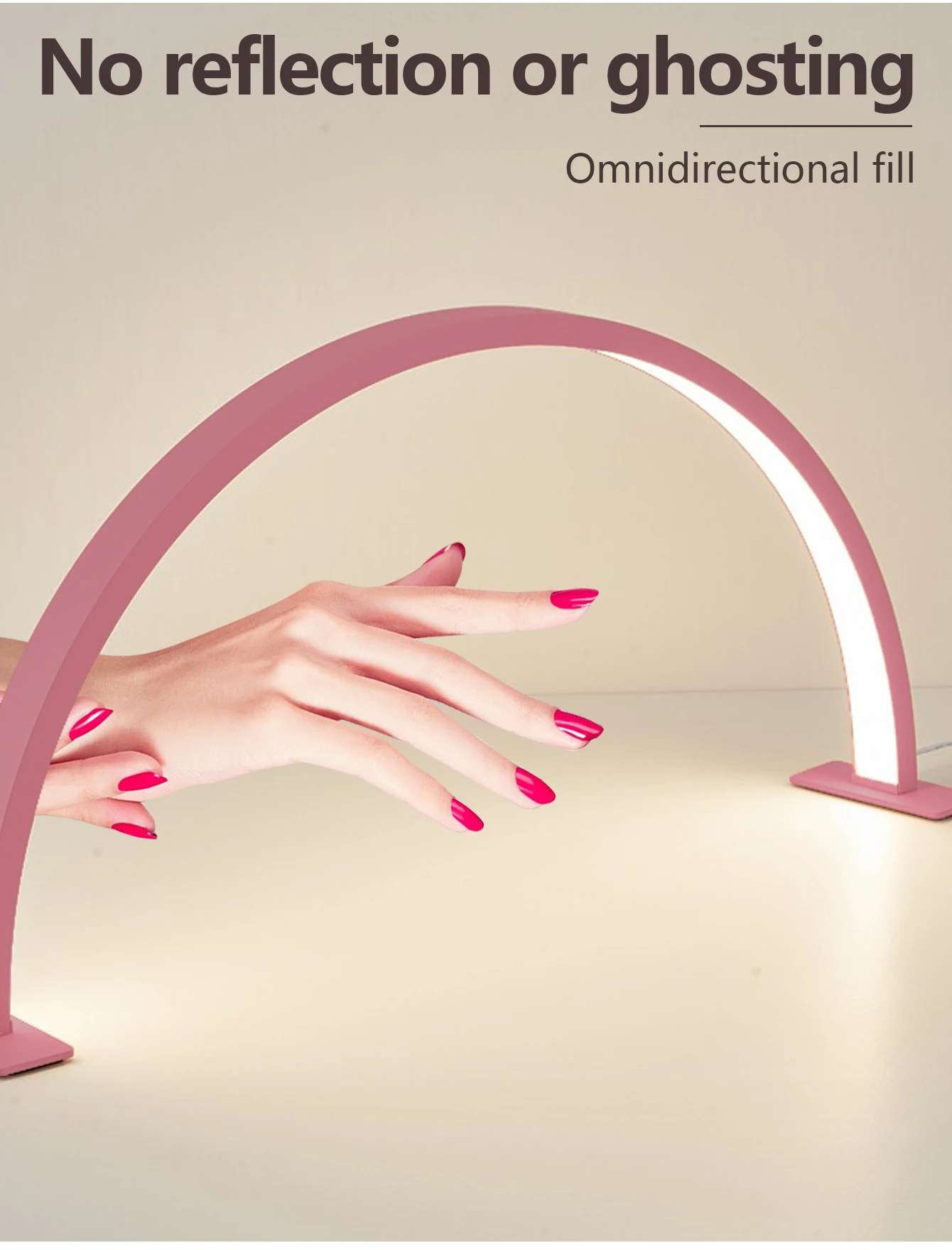 LED Nail Lamp Half Moon Beauty - đánh giá và giá Beauty No Makeup