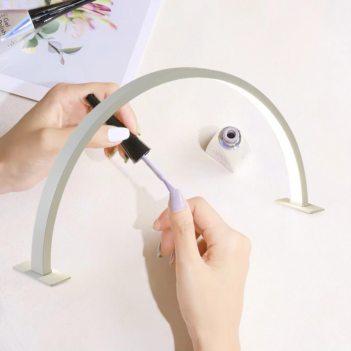 LED Nail Lamp Half Moon Beauty - đánh giá và giá Beauty No Makeup